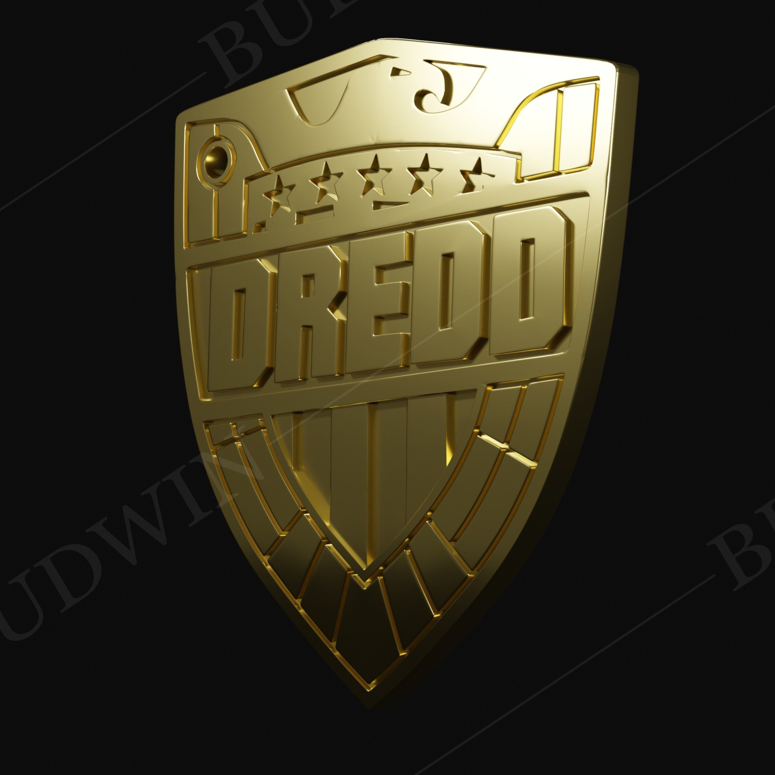 Judge Dredd Cosplay Set Free 3D print model_7