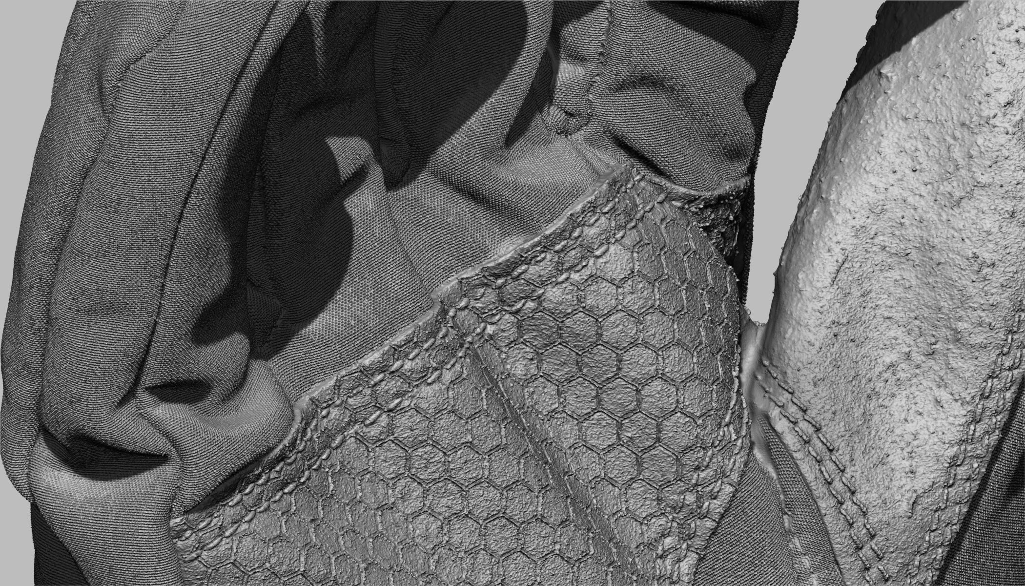 Winter Gloves 006 Low-poly 3D model_21