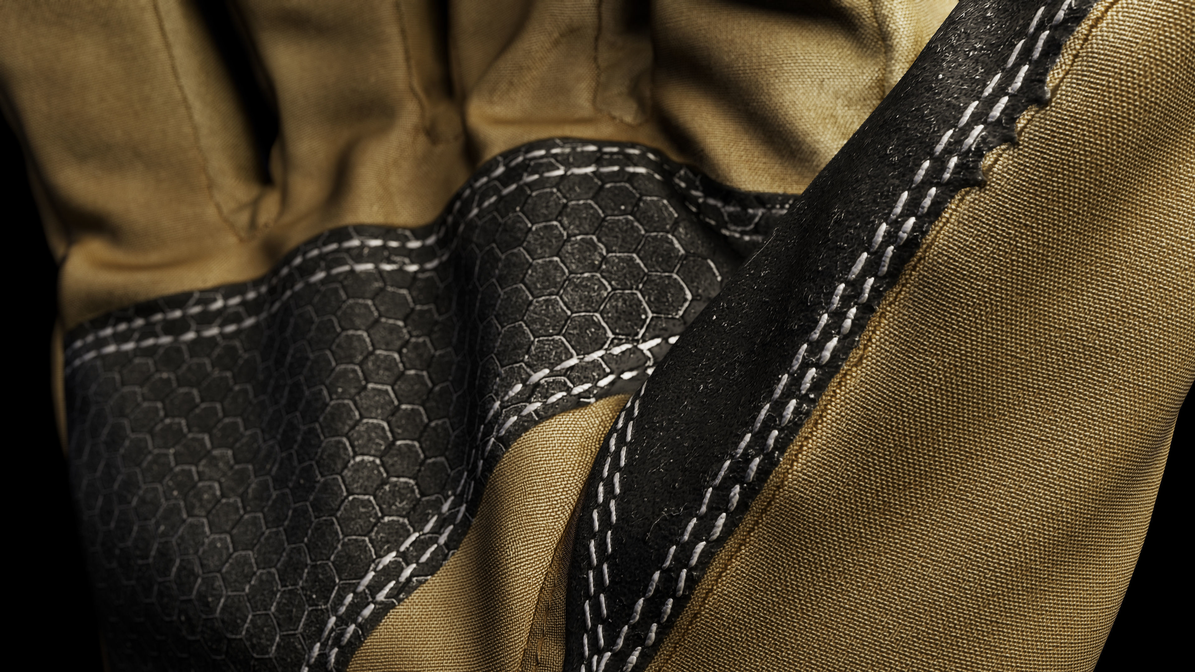 Winter Gloves 006 Low-poly 3D model_12