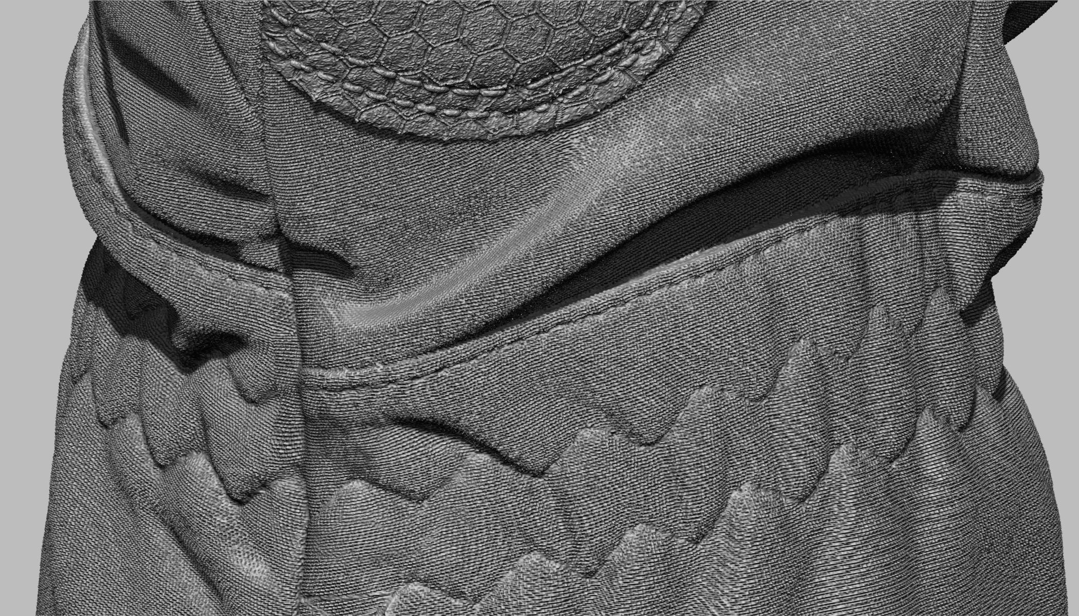 Winter Gloves 006 Low-poly 3D model_22