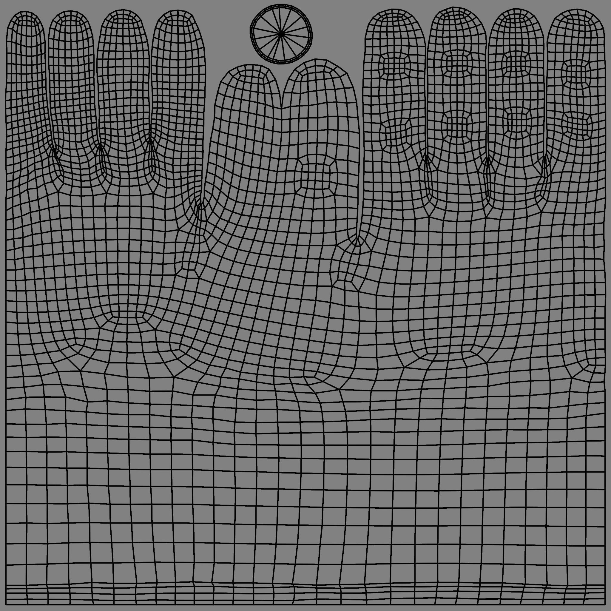 Winter Gloves 006 Low-poly 3D model_25