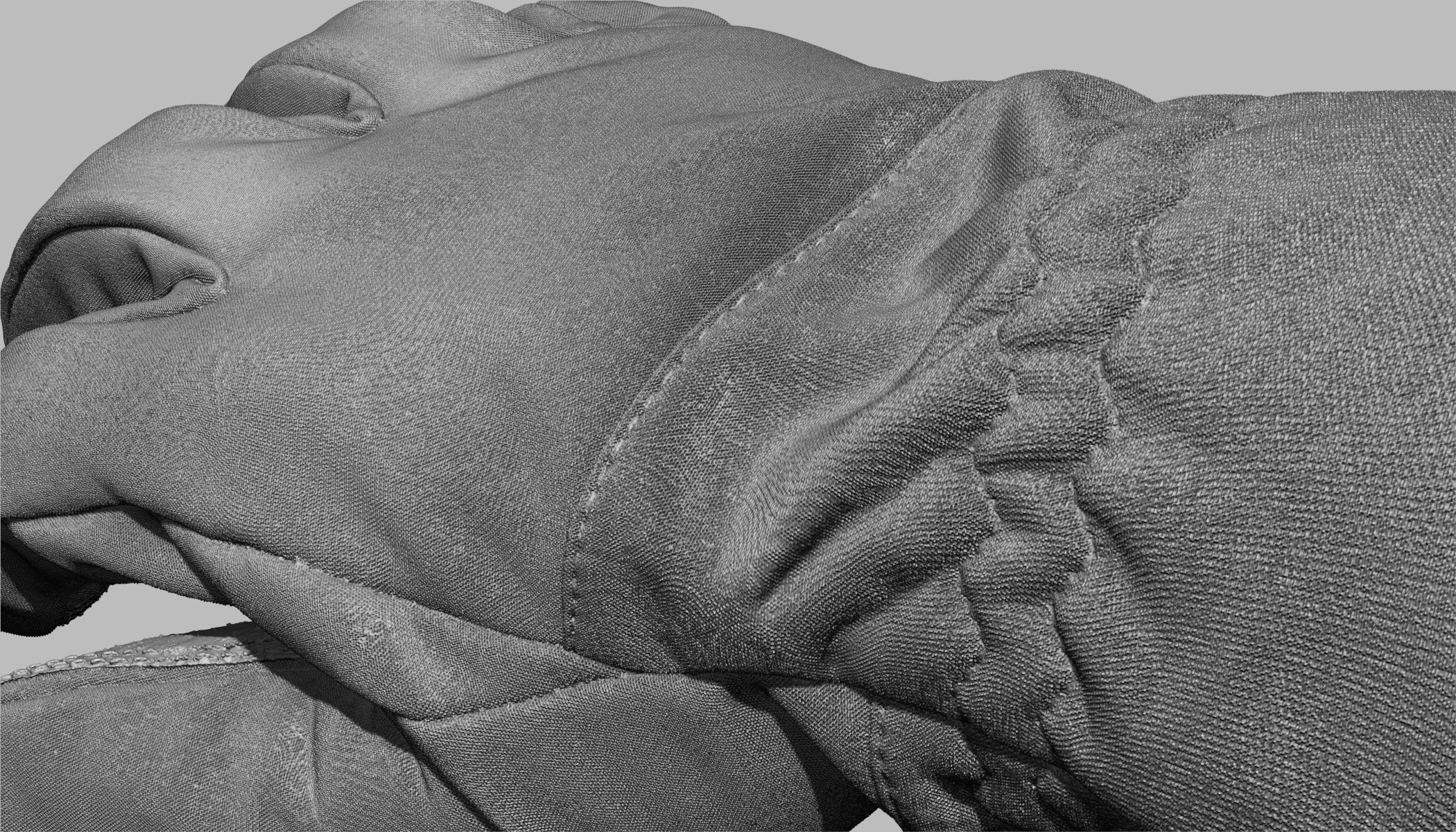 Winter Gloves 006 Low-poly 3D model_24