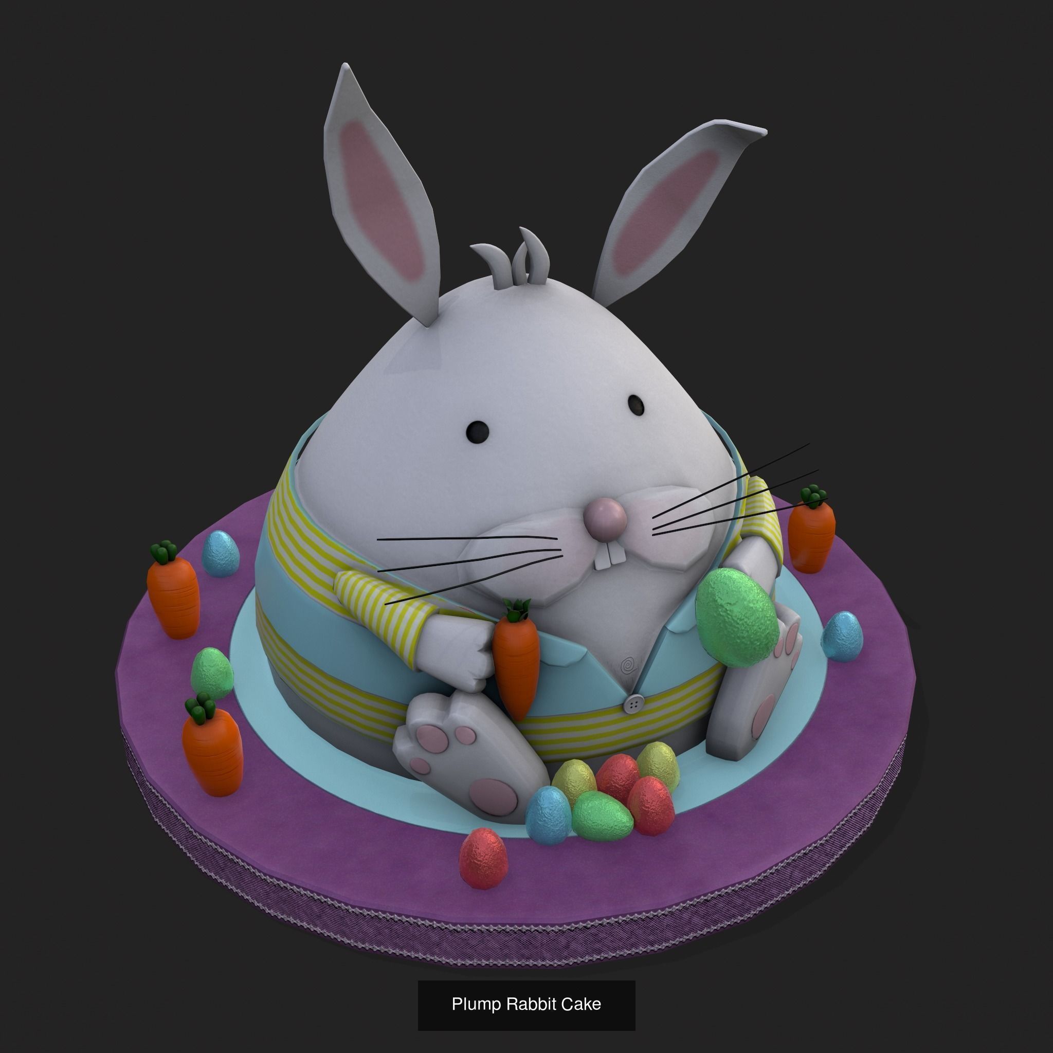 Big Easter Prop Pack 3D Model Collection_41