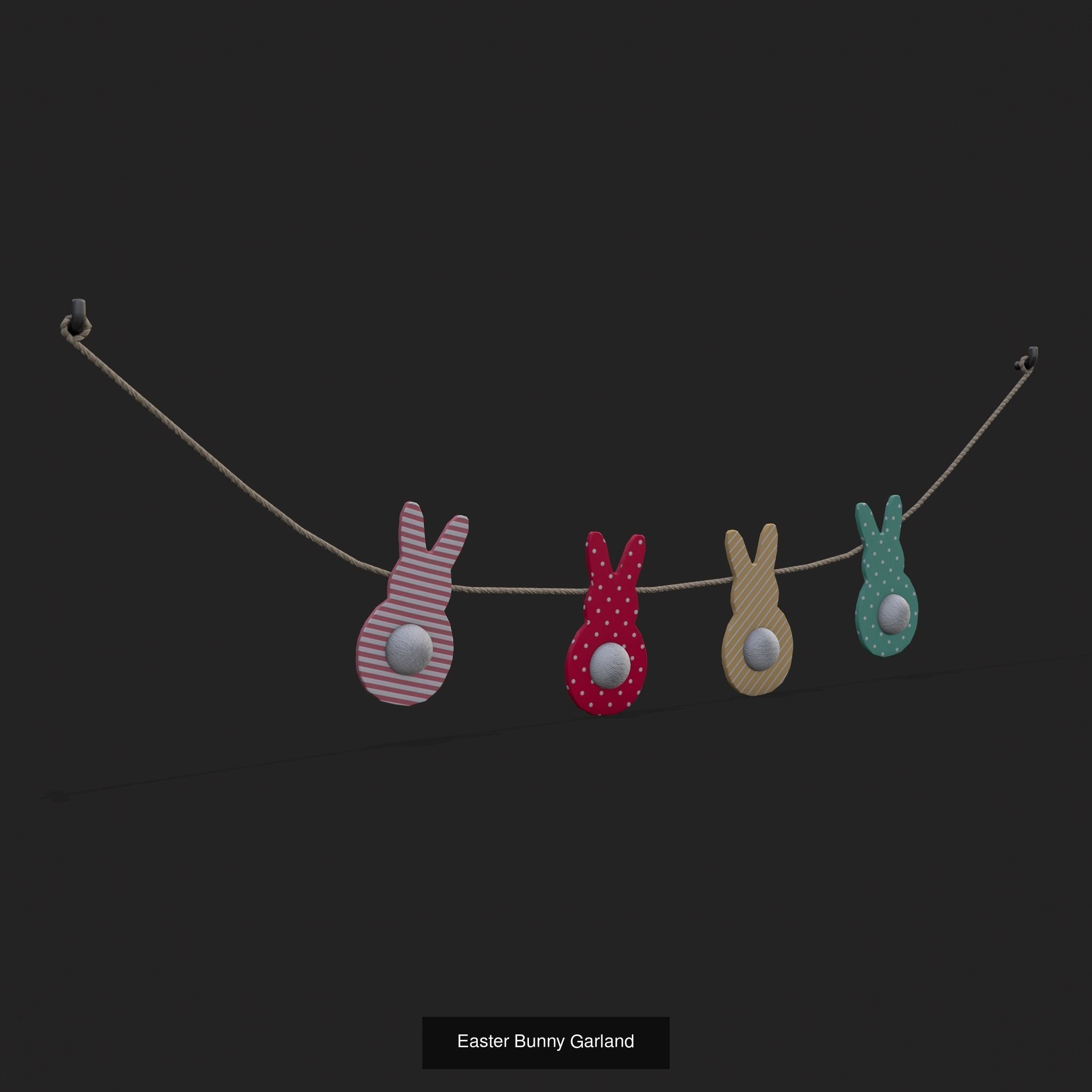 Big Easter Prop Pack 3D Model Collection_55