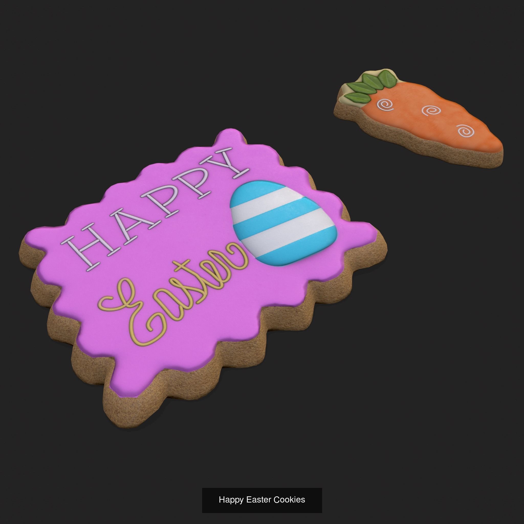 Big Easter Prop Pack 3D Model Collection_57