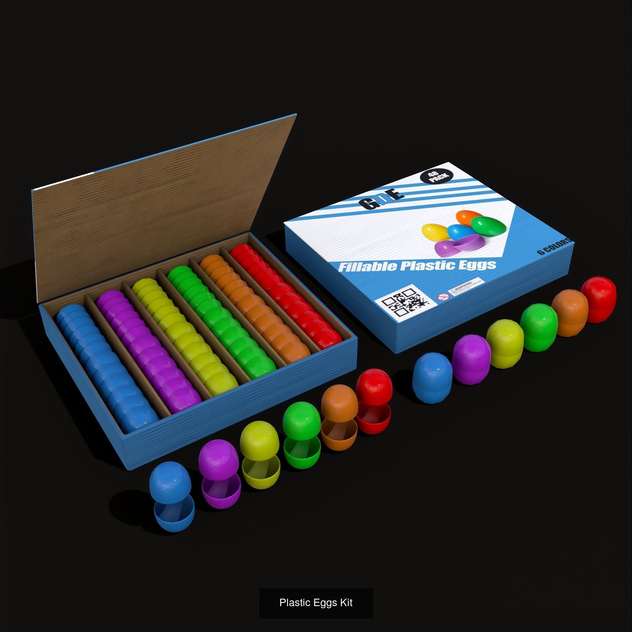 Big Easter Prop Pack 3D Model Collection_37