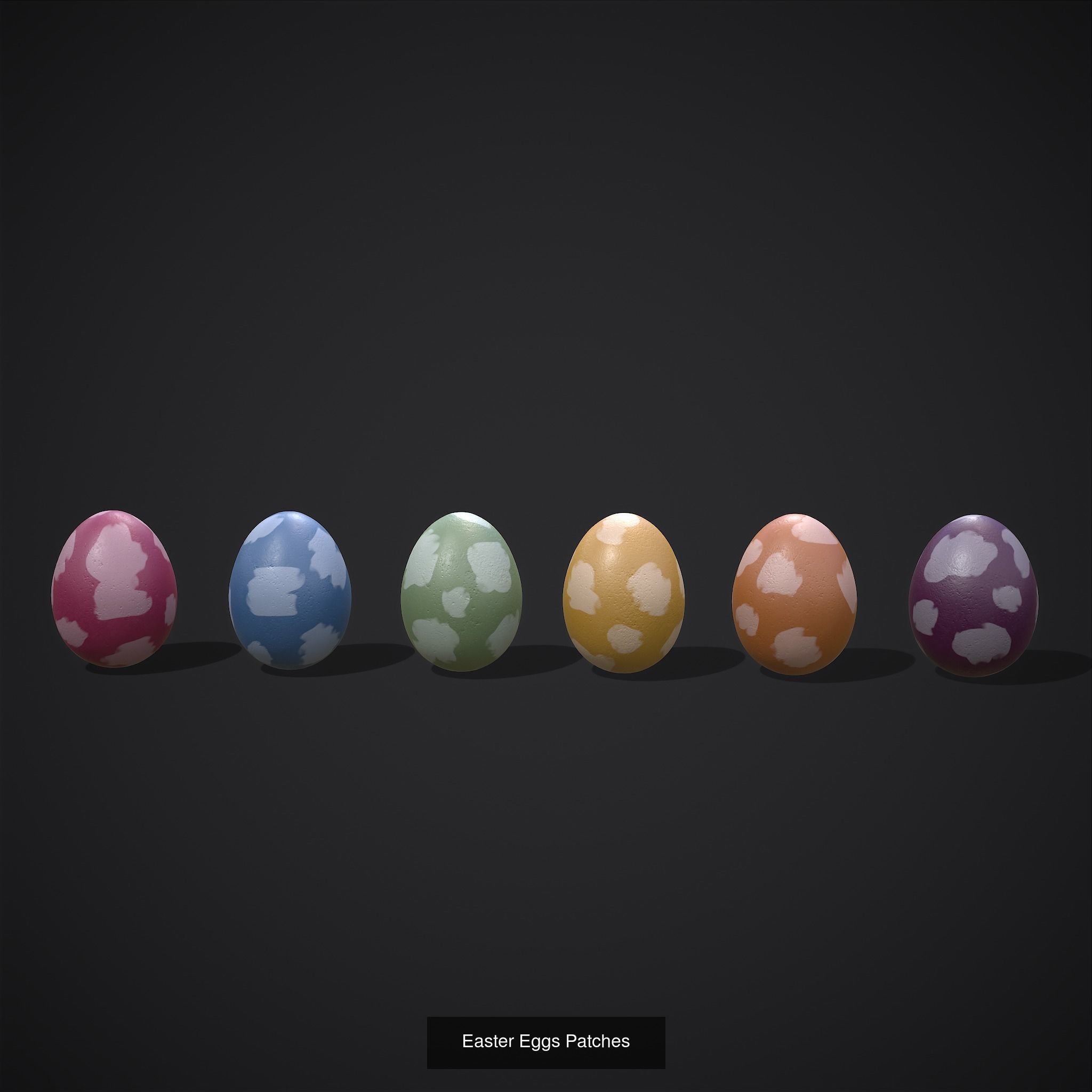 Big Easter Prop Pack 3D Model Collection_49