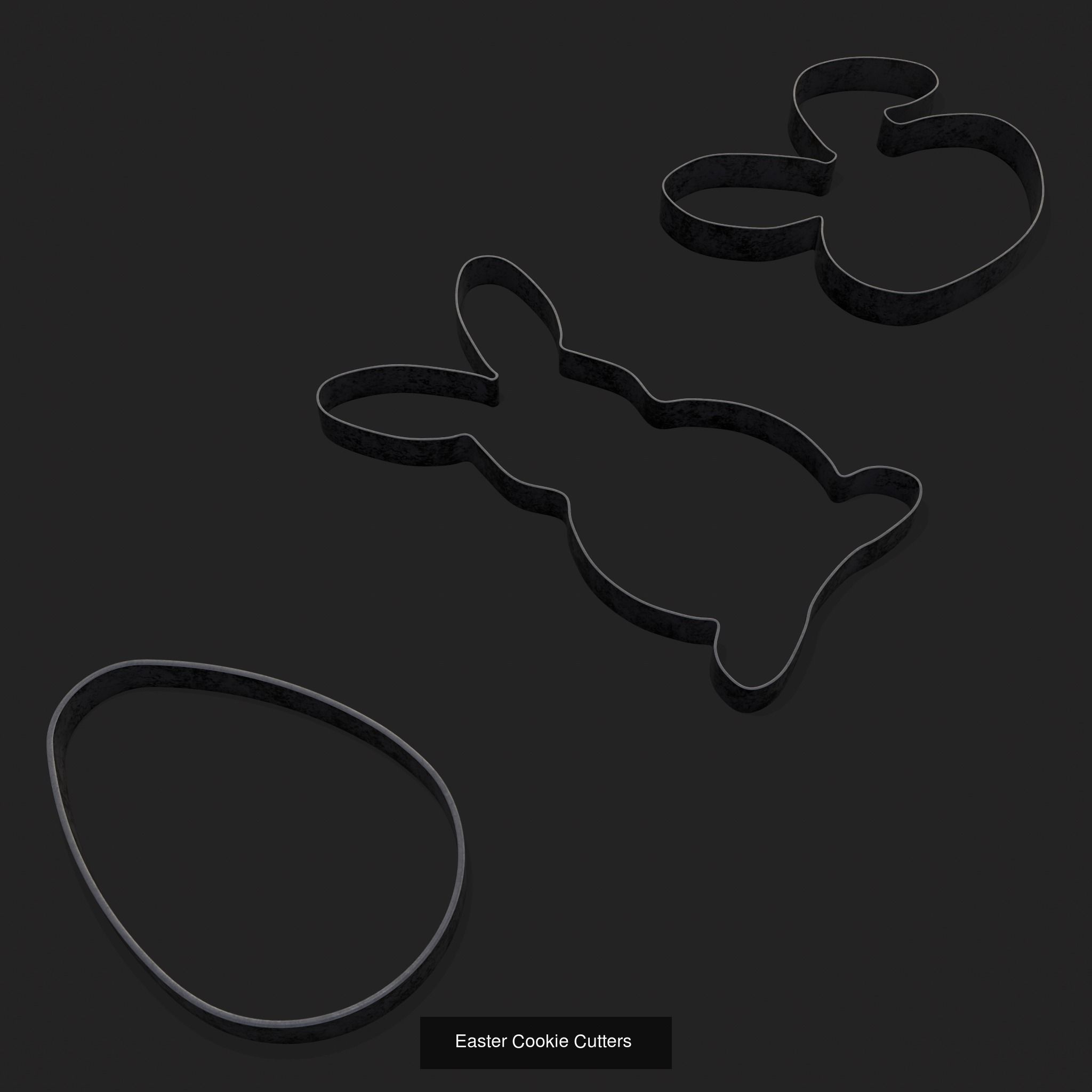 Big Easter Prop Pack 3D Model Collection_46