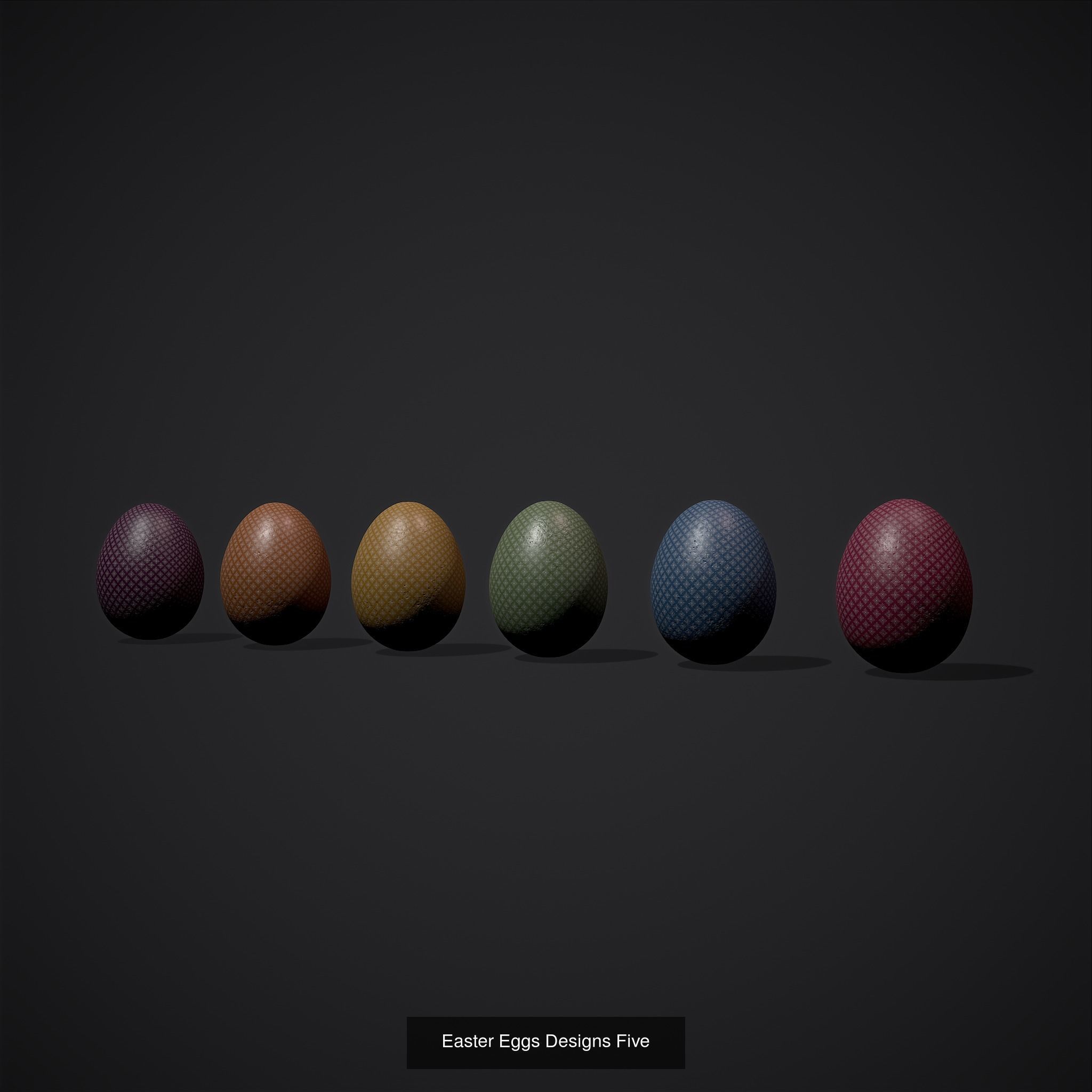 Big Easter Prop Pack 3D Model Collection_47
