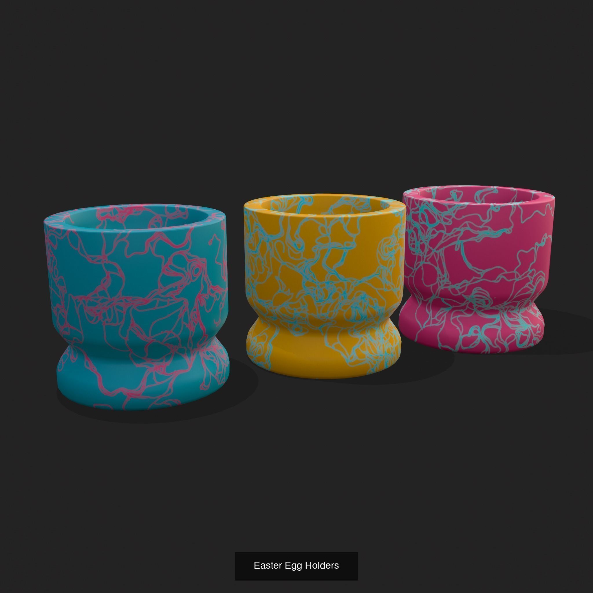 Big Easter Prop Pack 3D Model Collection_44