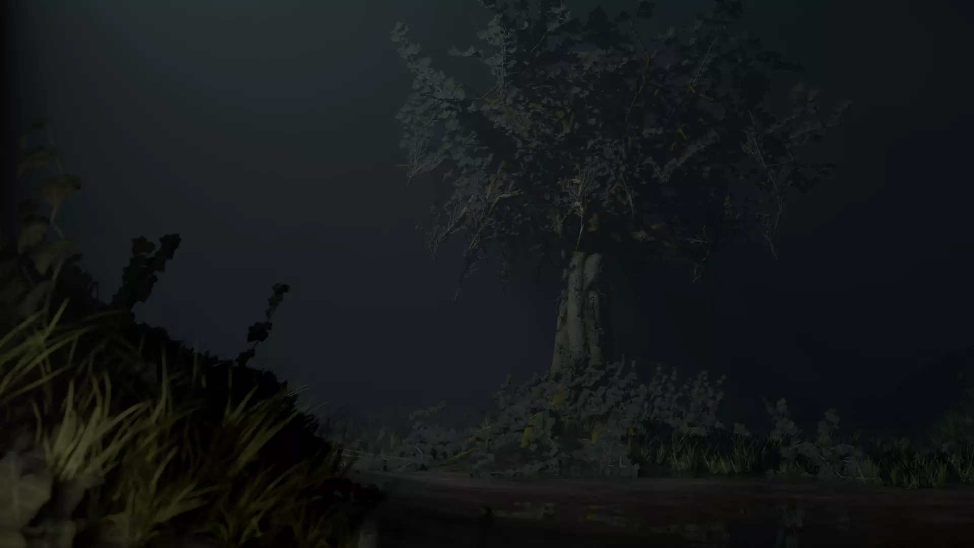 Moonlight Tree Low-poly 3D model_0