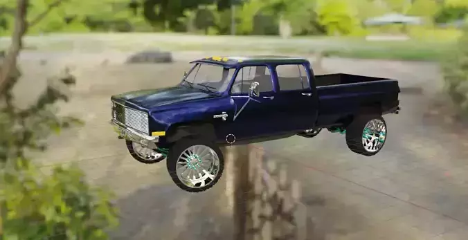 Chevy Squarebody CrewCab Show Truck