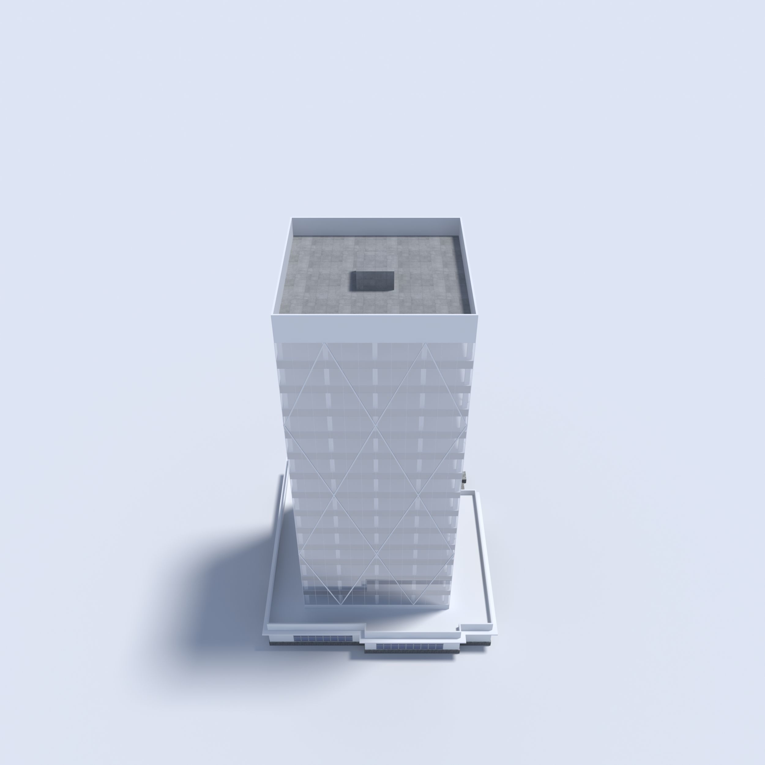 Tower 2 Low-poly 3D model_14
