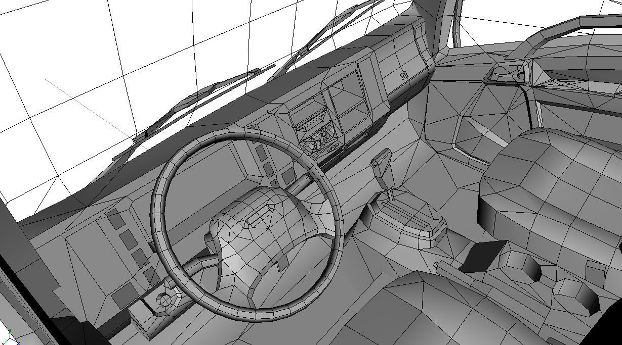 Isuzu NPR 2017 US-Spec Box Truck Gameready Low-poly 3D model_27