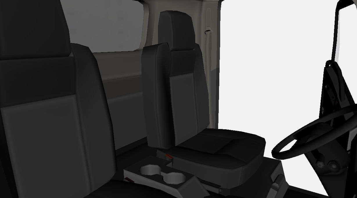 Isuzu NPR 2017 US-Spec Box Truck Gameready Low-poly 3D model_16