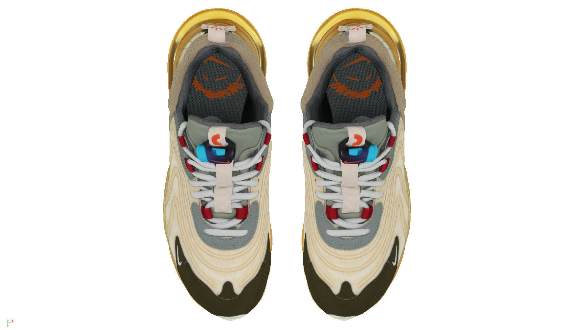 Travis Scott x Nike Max 270 Cactus Trails  3D model_3