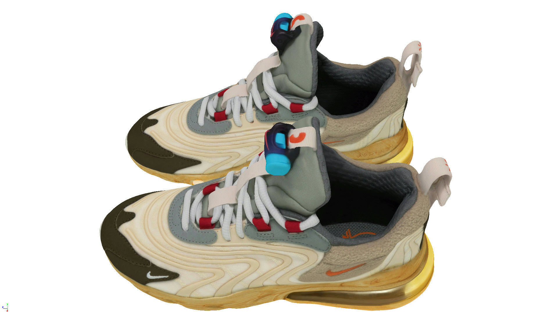 Travis Scott x Nike Max 270 Cactus Trails  3D model_7