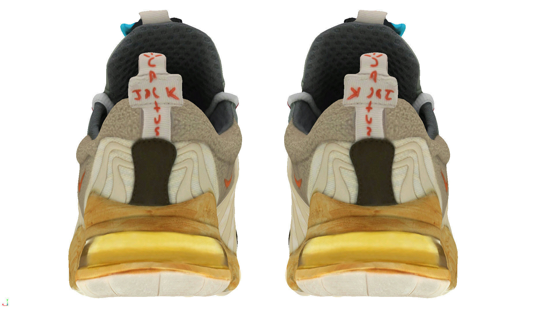 Travis Scott x Nike Max 270 Cactus Trails  3D model_5