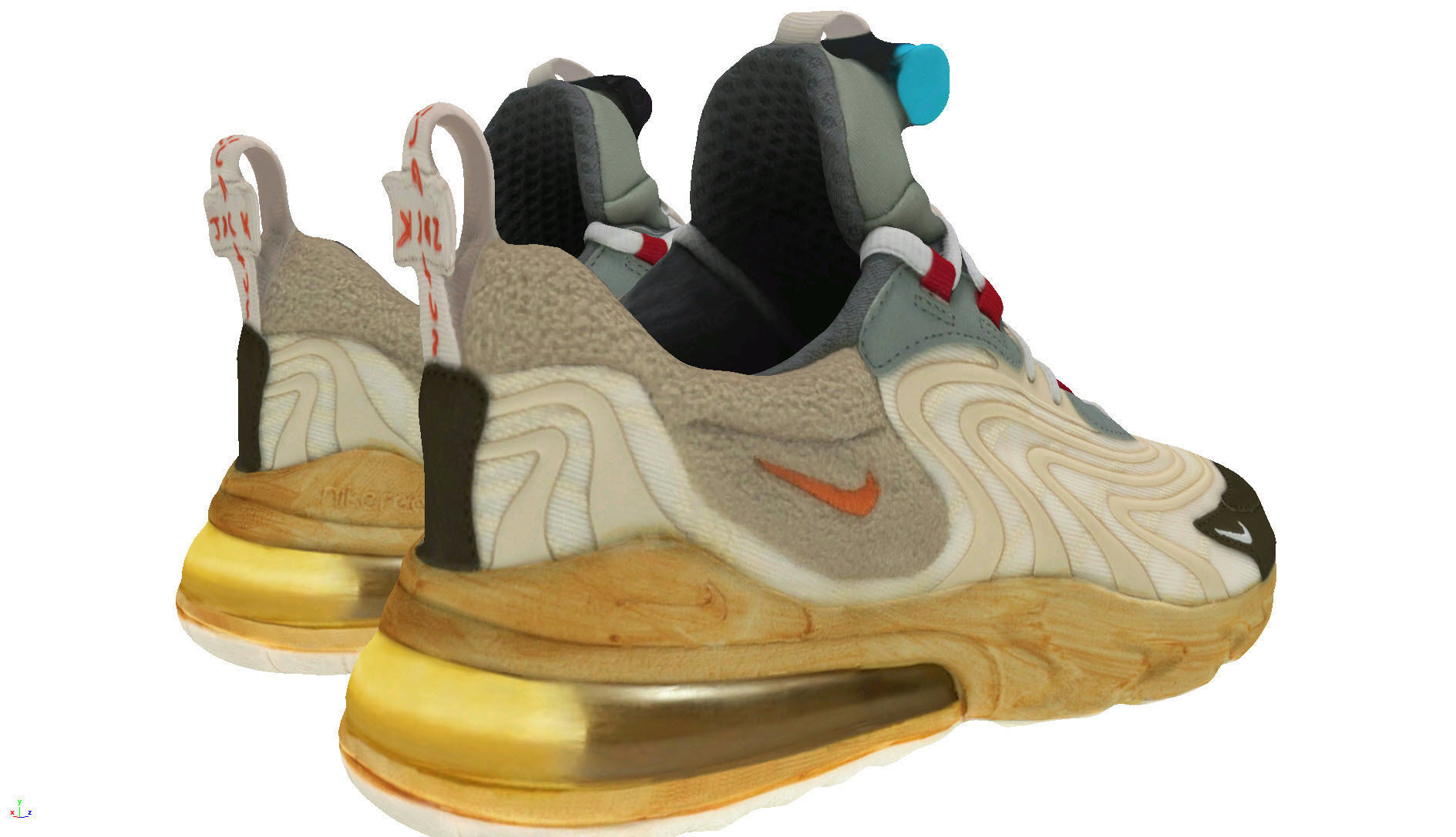 Travis Scott x Nike Max 270 Cactus Trails  3D model_4
