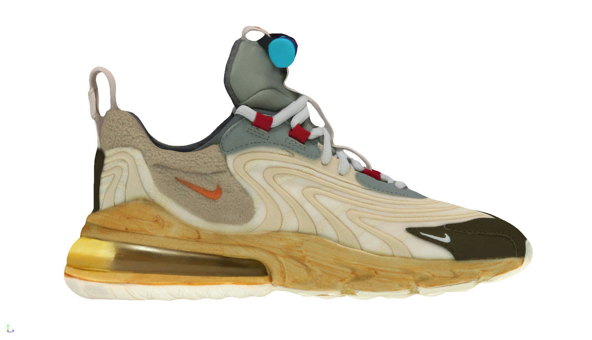 Travis Scott x Nike Max 270 Cactus Trails  3D model_1