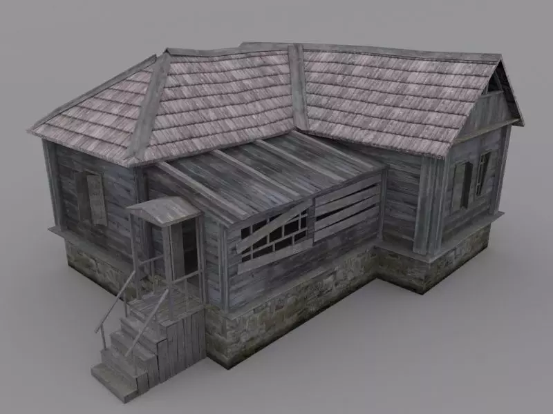 Old Wood House 3D model | CGTrader