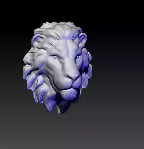 lion pendant 3D print model