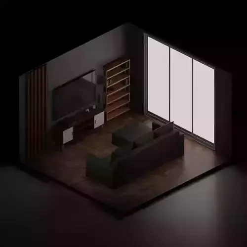 Black Livingroom