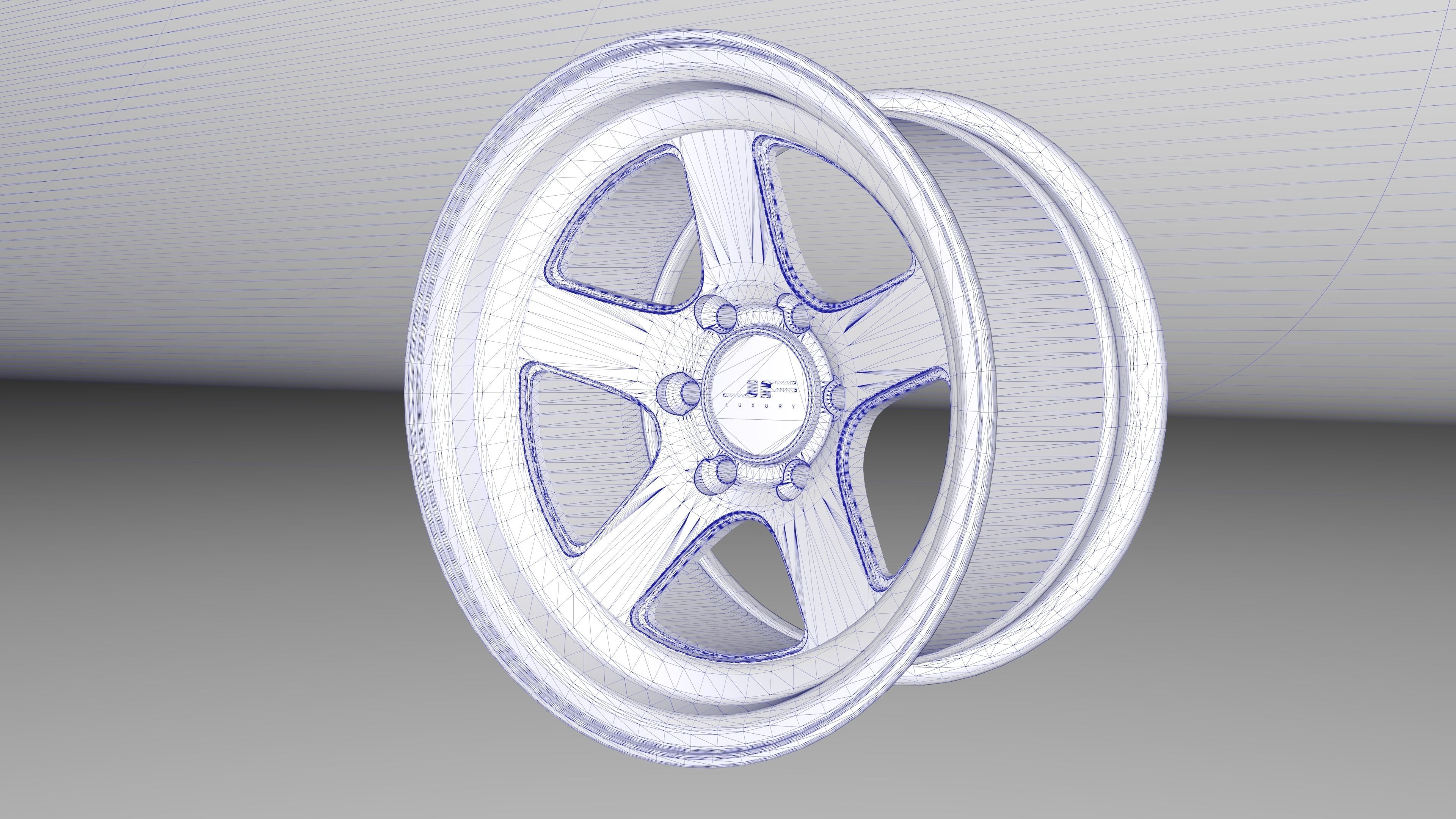 Titan FR3 Wheels 3D model_7