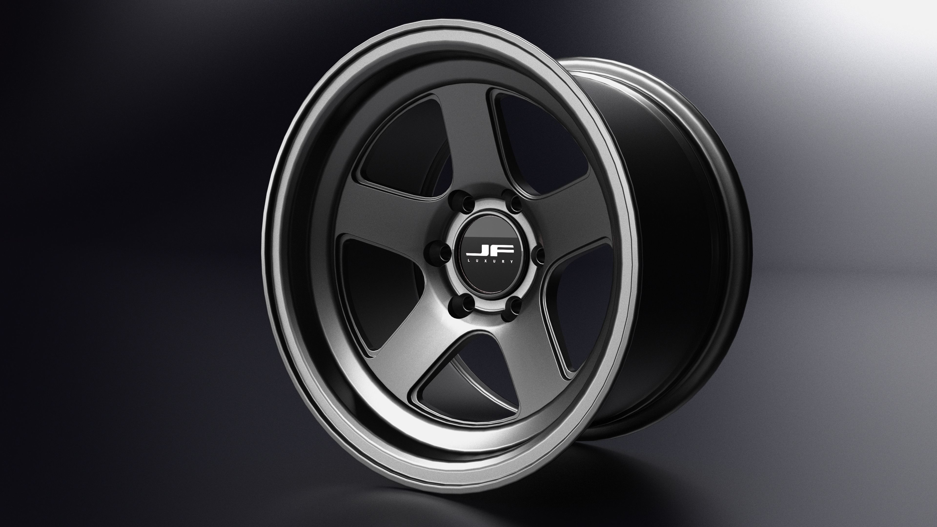 Titan FR3 Wheels 3D model_2