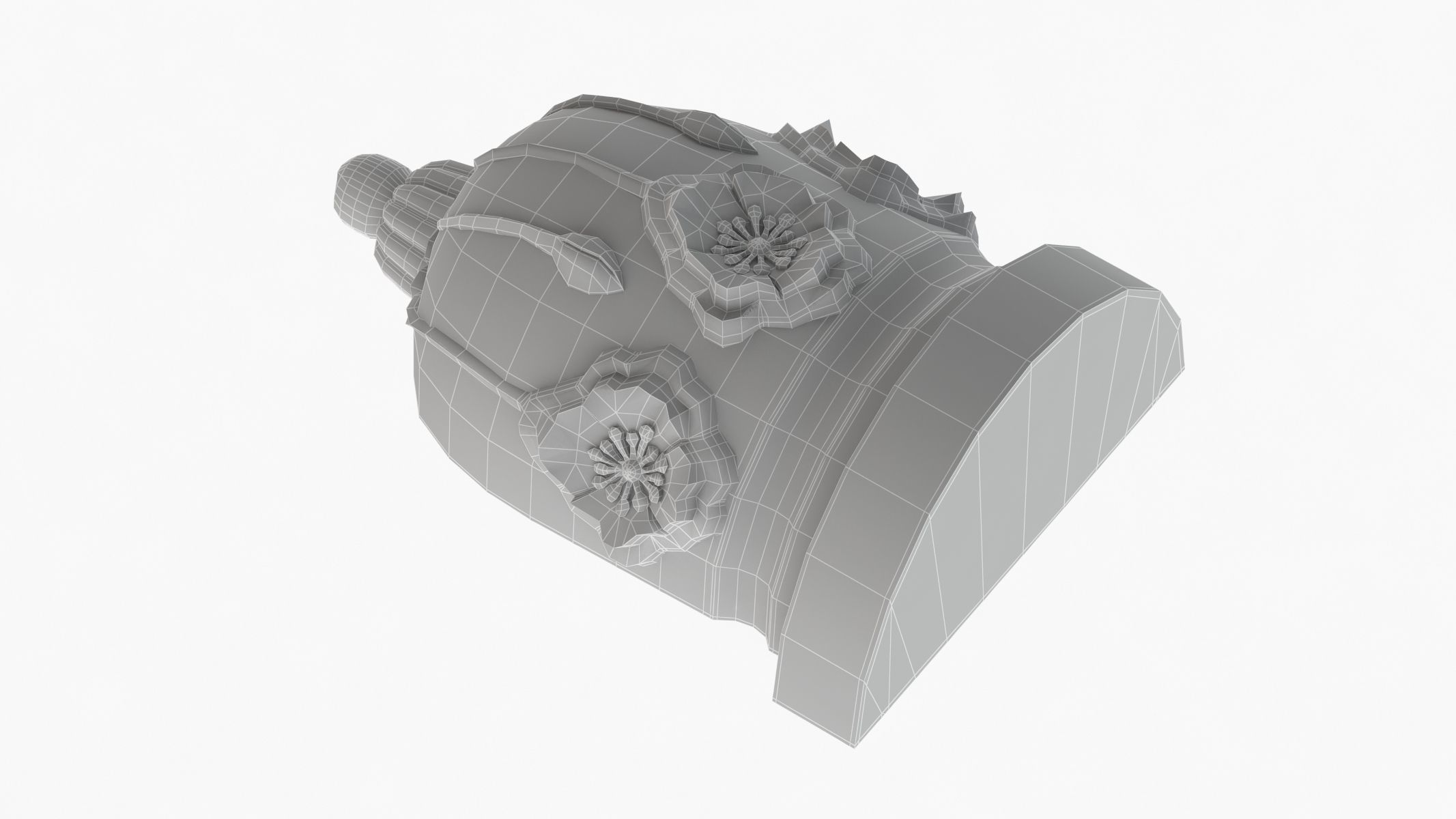 Scroll Corbel 36 3D model_9