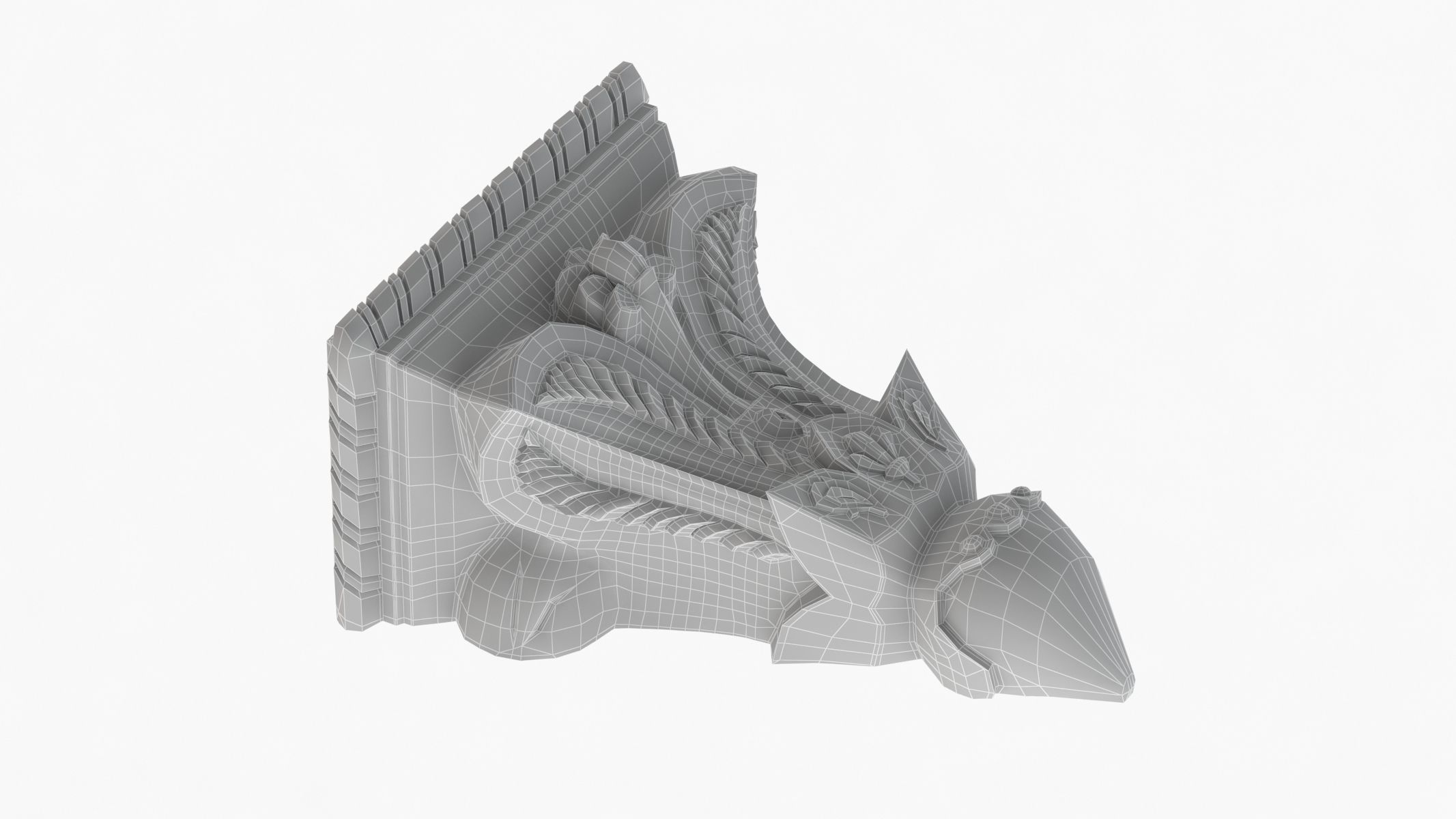 Scroll Corbel 37 3D model_8