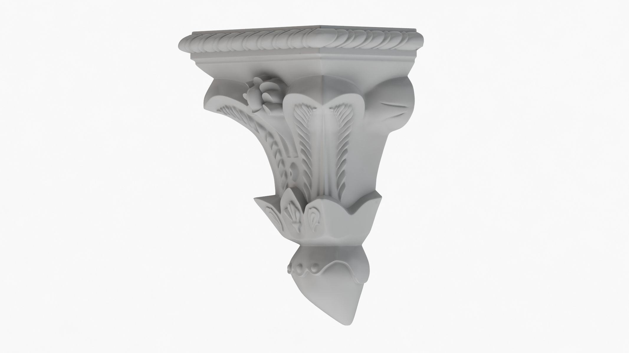 Scroll Corbel 37 3D model_2