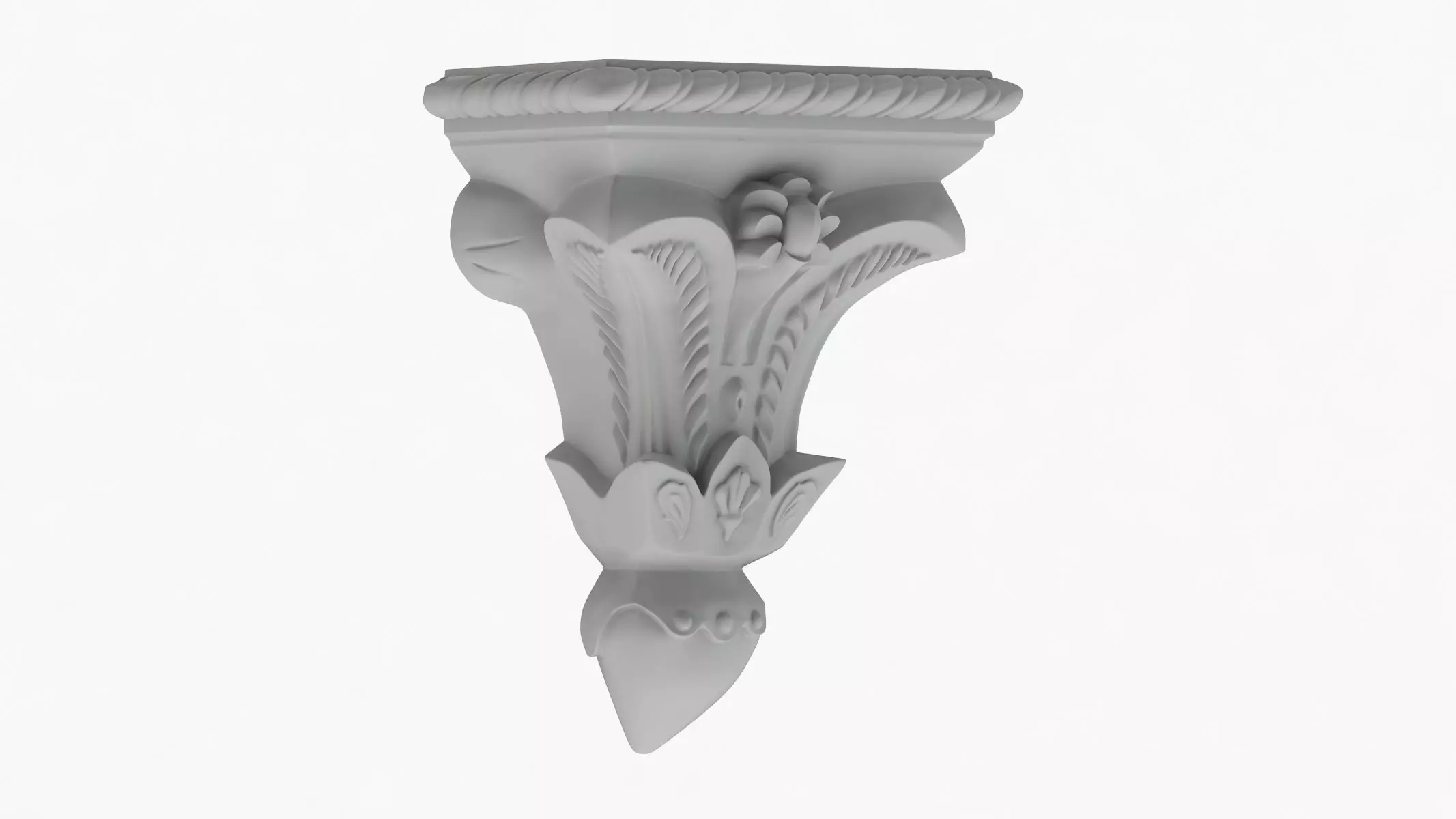 Scroll Corbel 37 3D model_0