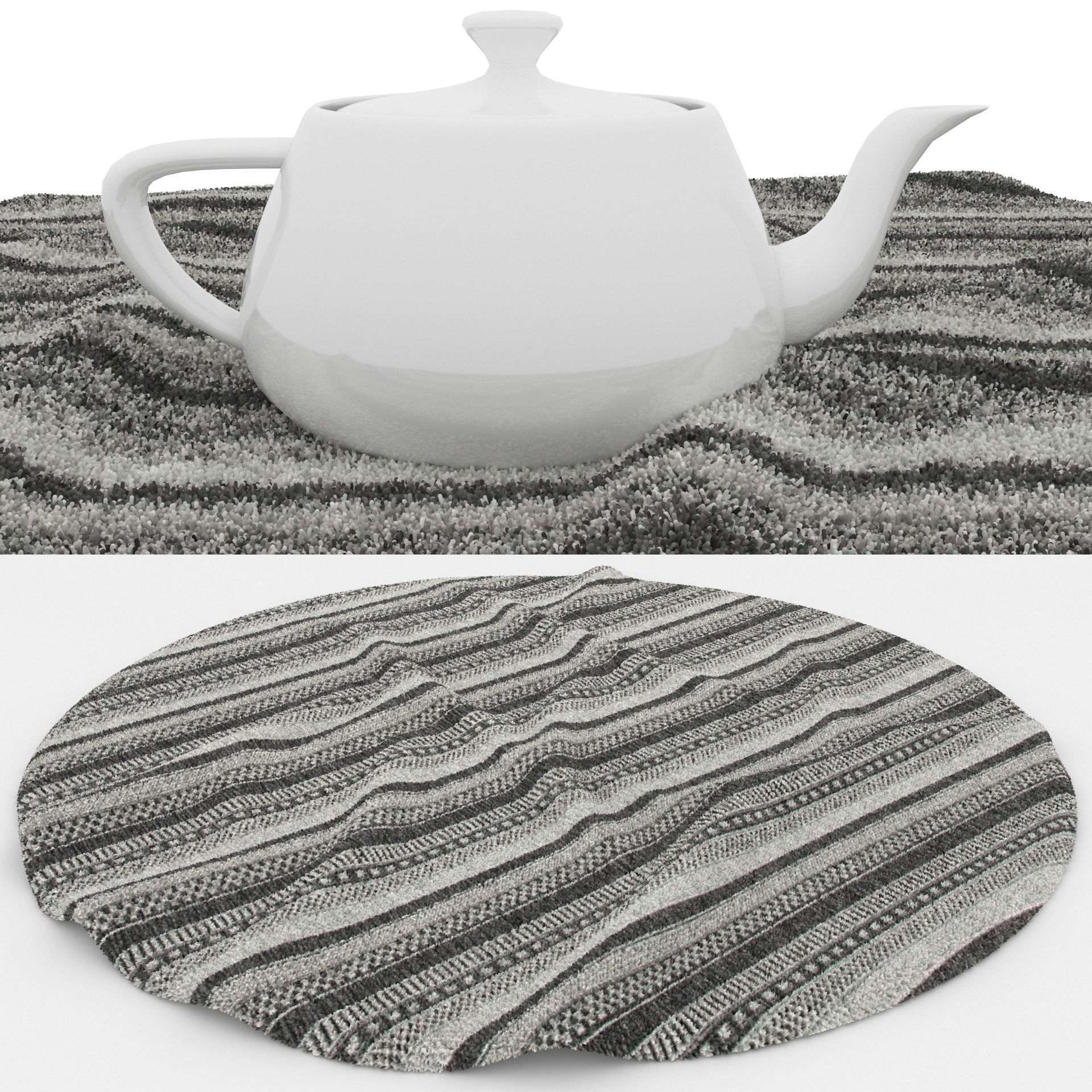 Rugs No 640 Low-poly 3D model_1