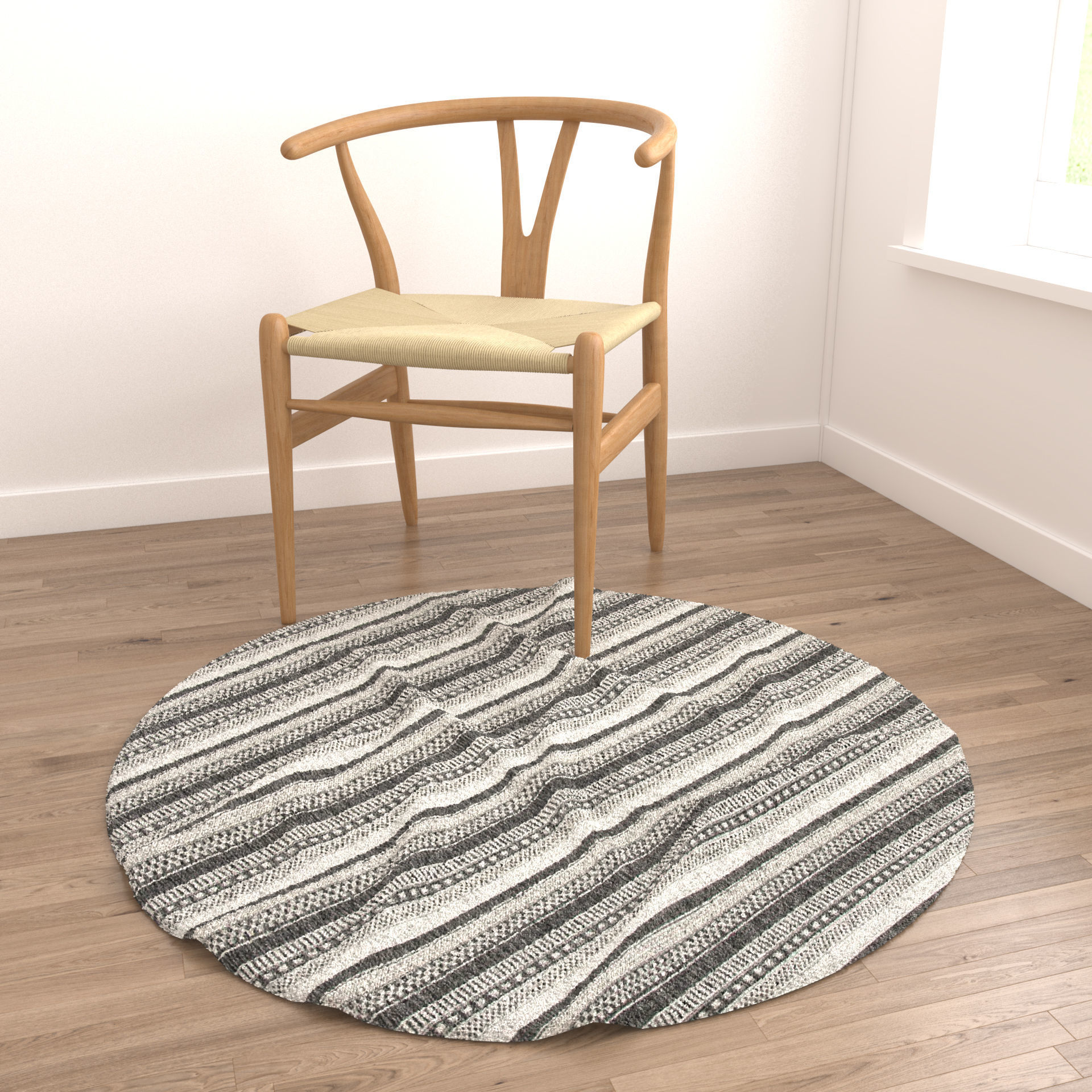 Rugs No 640 Low-poly 3D model_3