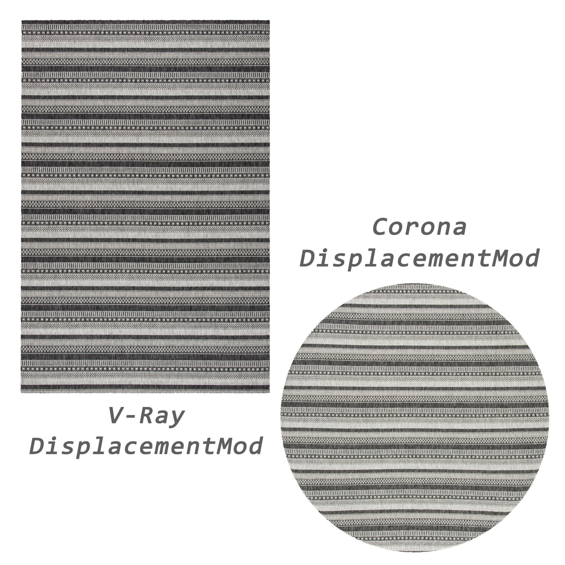 Rugs No 640 Low-poly 3D model_2