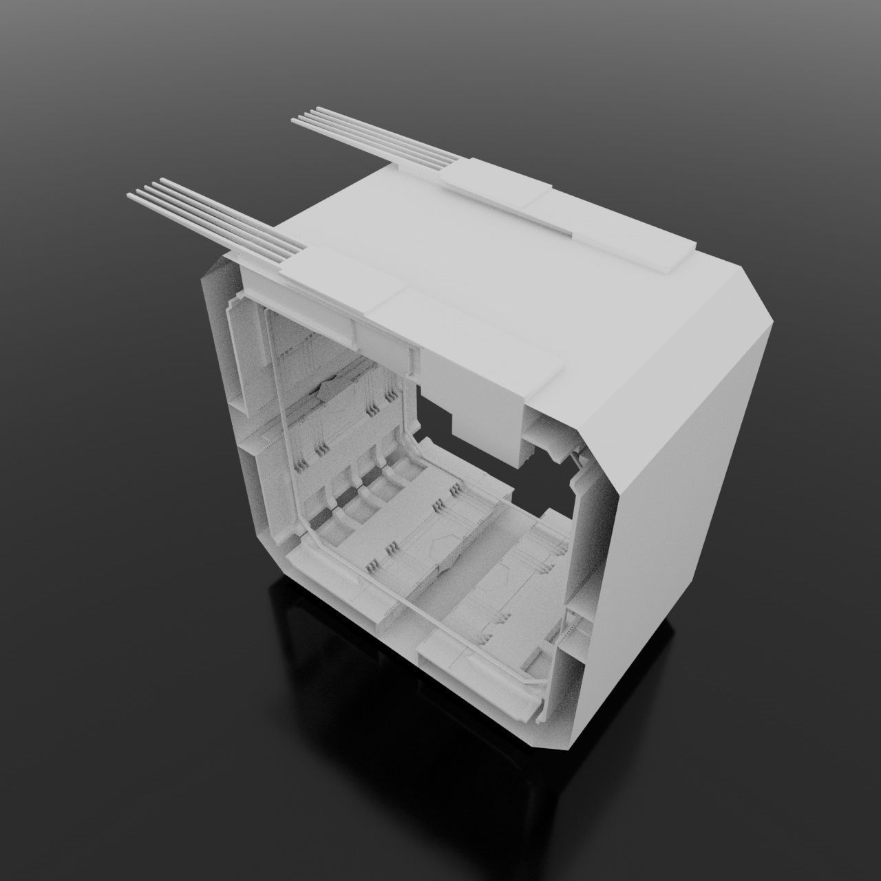 Abstract component 3D model_1