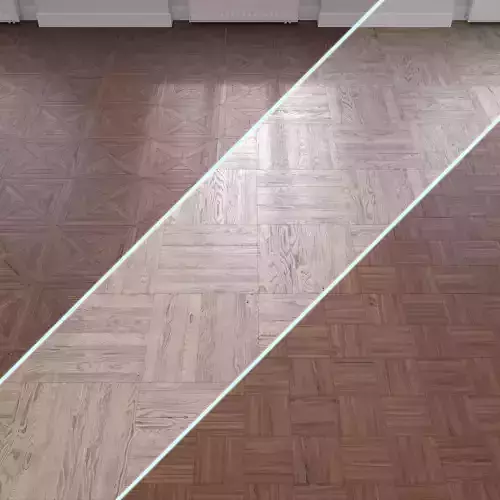 Parquet - Laminate - Wooden floor 3 in 1