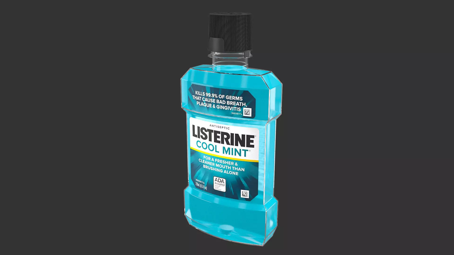 Listerine Cool Mint Mouthwash 250ml 3D model