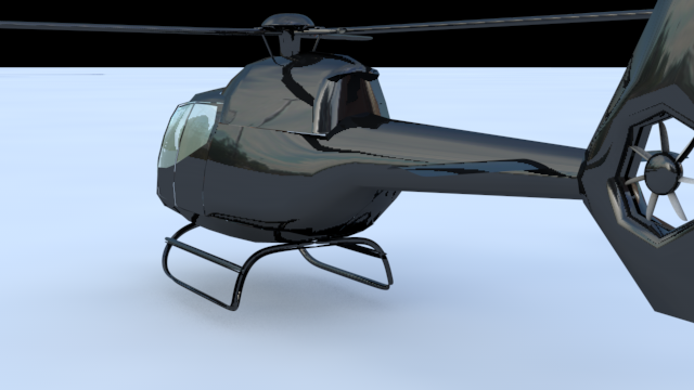 eurocopter helicopter 3D model_4
