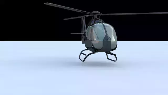eurocopter helicopter 3D model