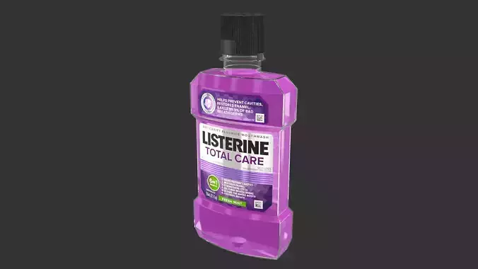 Listerine Total Care Mouthwash 250ml 3D model