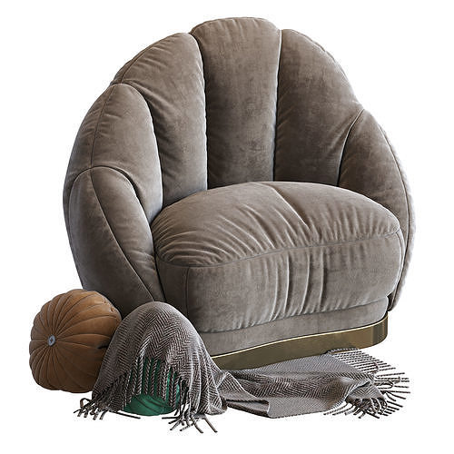 Olympia Armchair 3D model 3