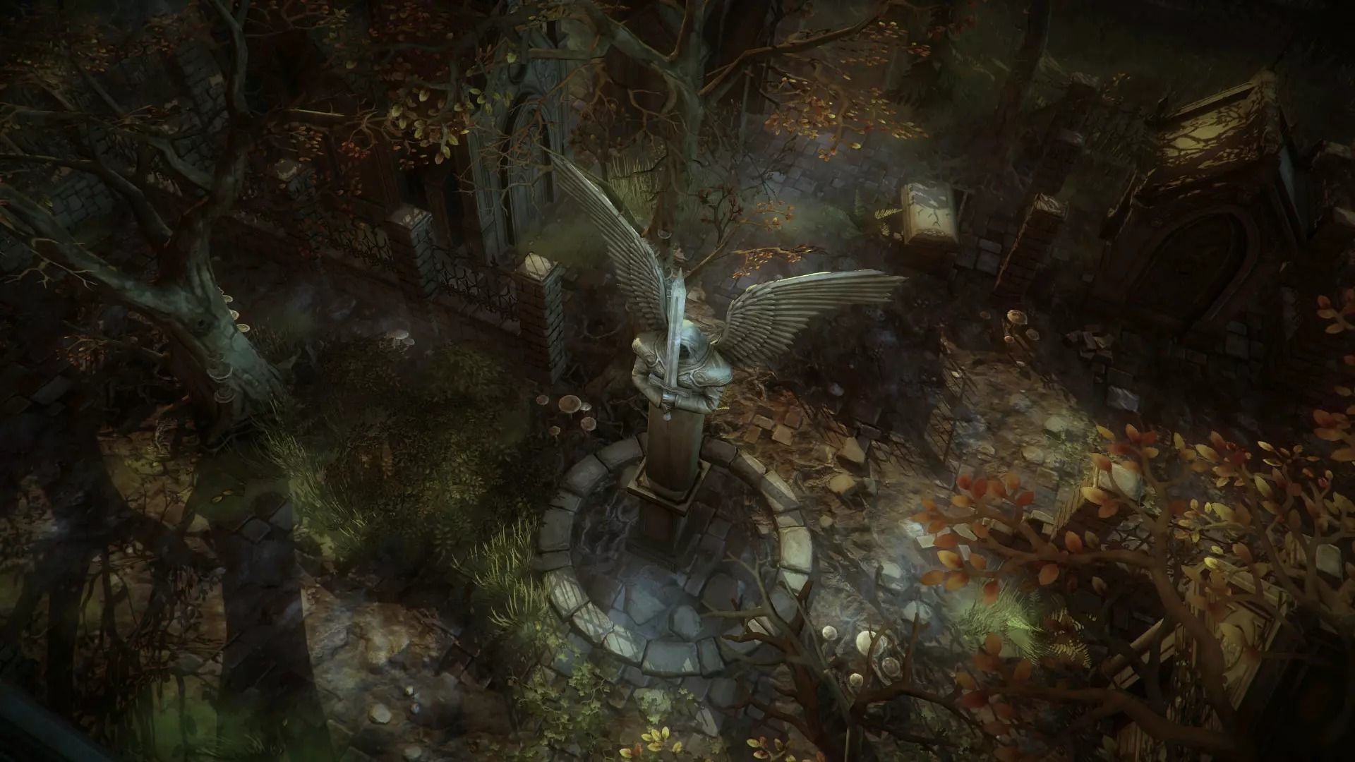 Graveyard game top 3D model_3