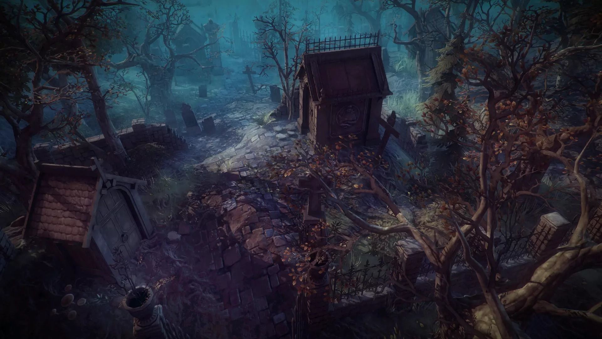 Graveyard game top 3D model_12