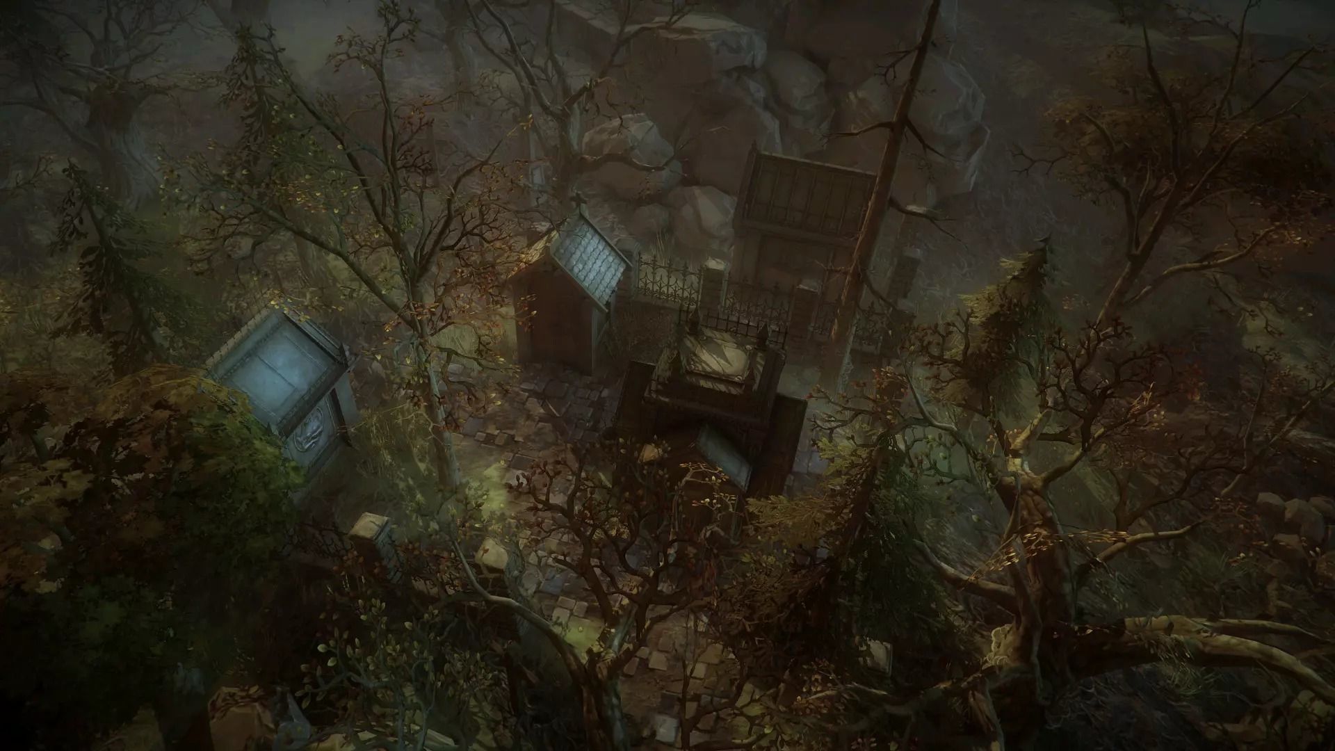 Graveyard game top 3D model_9