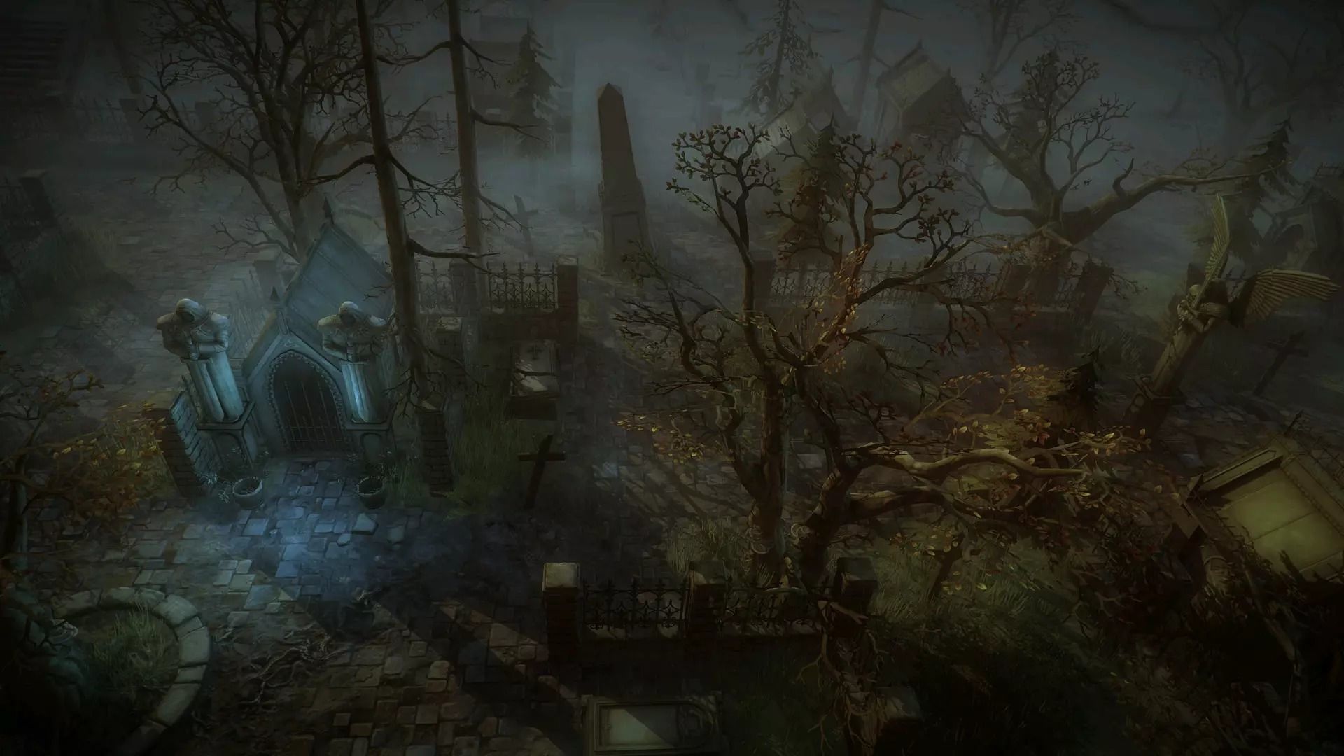 Graveyard game top 3D model_8