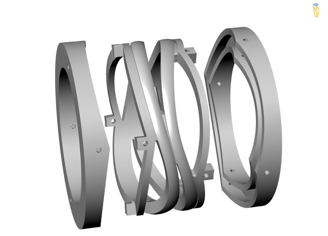 Zero Ring  3D print model_13