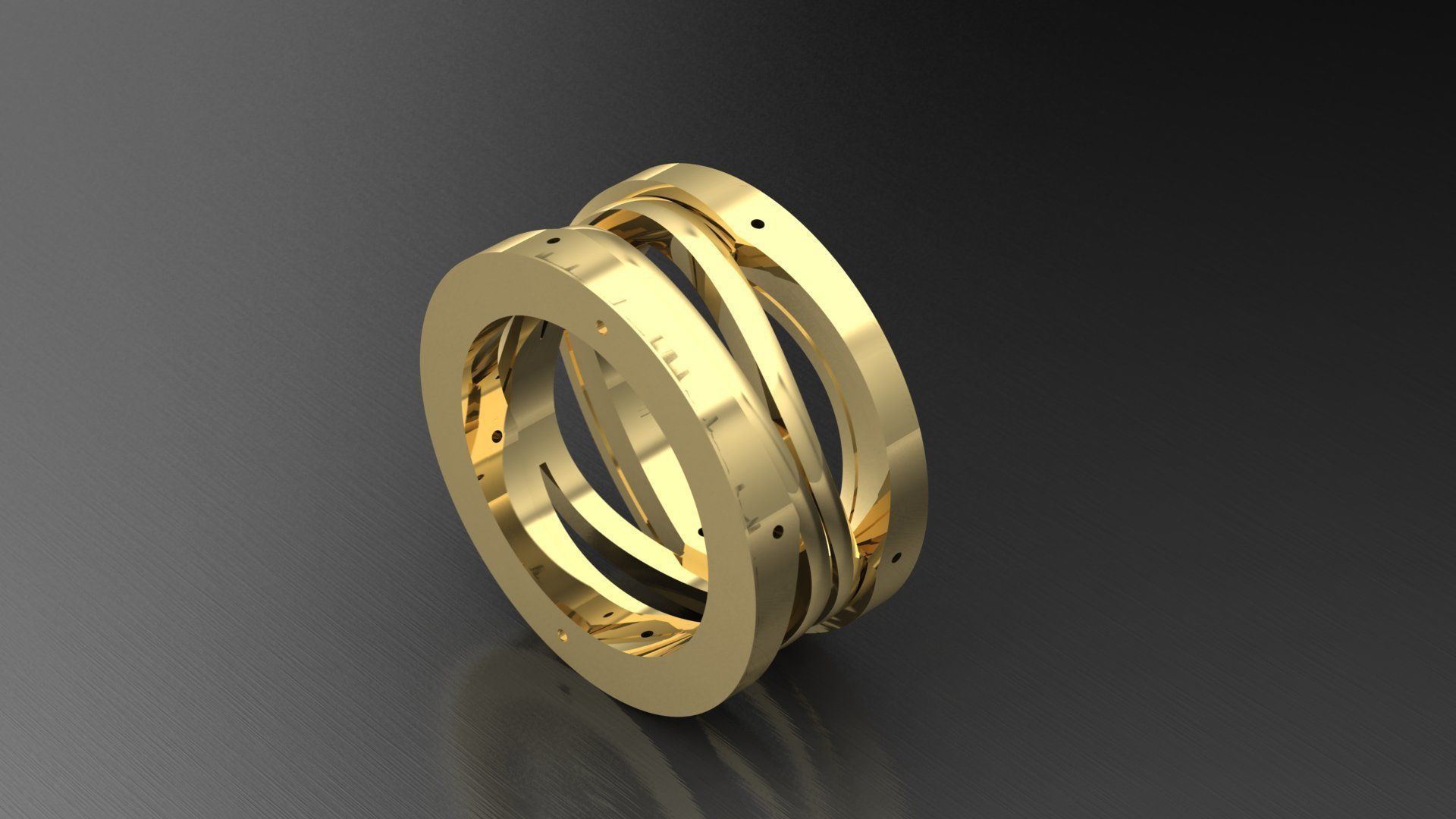 Zero Ring  3D print model_3