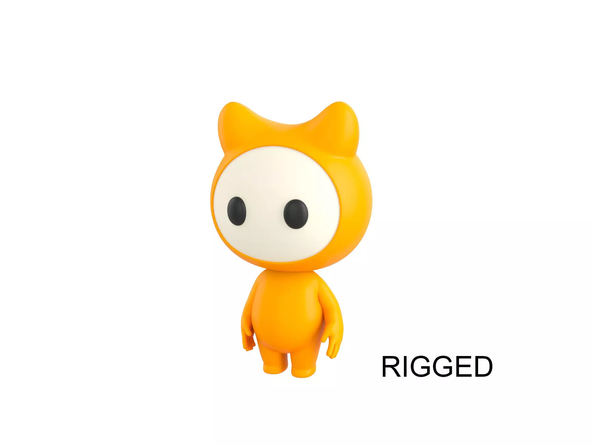 Character179 Rigged Mascot 3D model